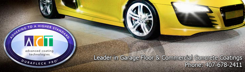 Central Florida's Leader in Garage Floor and Commercial Concrete Coatings.