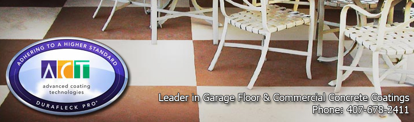 Central Florida's Leader in Garage Floor and Commercial Concrete Coatings.